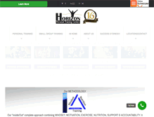 Tablet Screenshot of horizonpersonaltraining.com